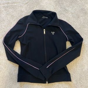 VINTAGE Aritzia TNA Track Jacket with pink piping, Size XS
